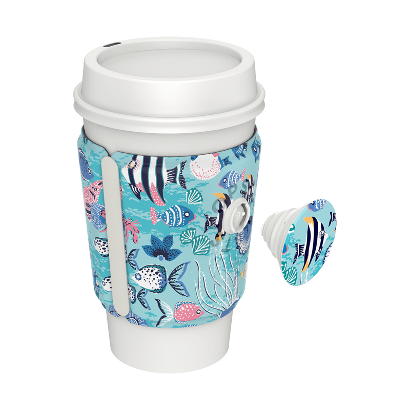 PopThirst Cup Sleeve Lagoon Fish image number 1