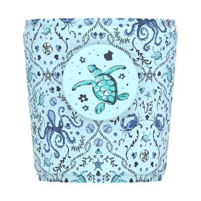 Secondary image for hover PopThirst Cup Sleeve Mint Sea Life
