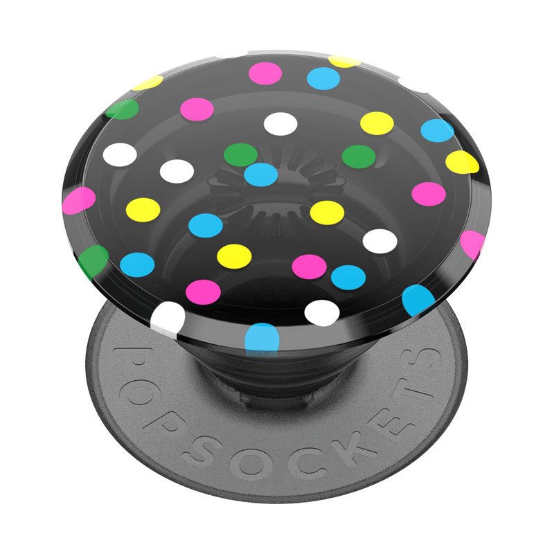 Translucent Black Disco Dots image number 0