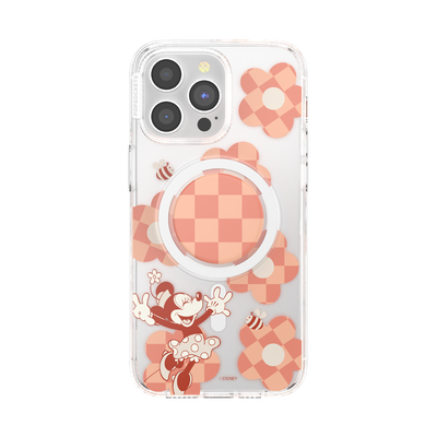 Minnie Checkered Flower — iPhone 15 Pro Max for MagSafe