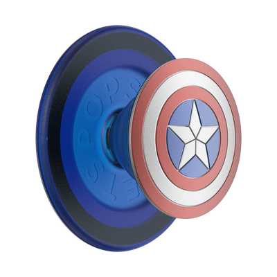 Marvel - Enamel Captain America PopGrip for MagSafe® - Round