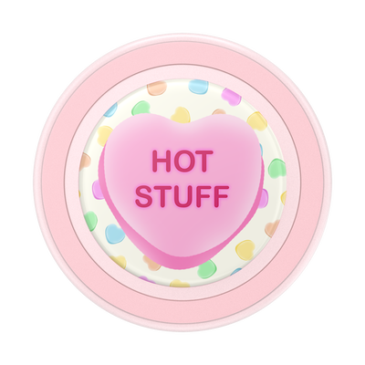 Secondary image for hover Candy Heart Hot Stuff — PopGrip for MagSafe - Round