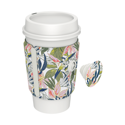 Secondary image for hover PopThirst Cup Sleeve Leaves of Color