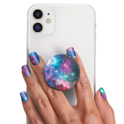 PopSockets Nails Blue Nebula