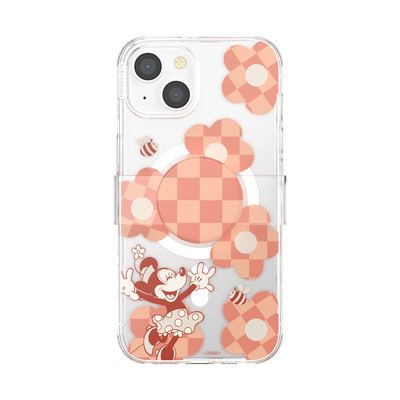 Minnie Checkered Flower — iPhone 14 for MagSafe
