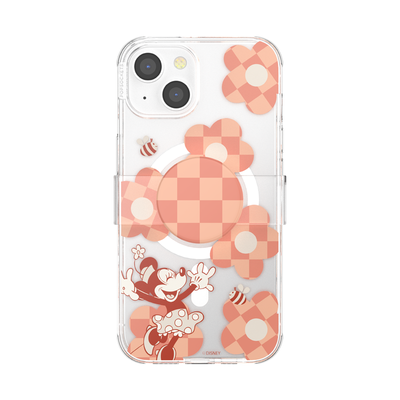 Minnie Checkered Flower — iPhone 14 for MagSafe image number 0