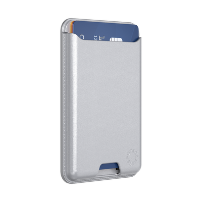 Silver — Softgoods PopWallet for MagSafe